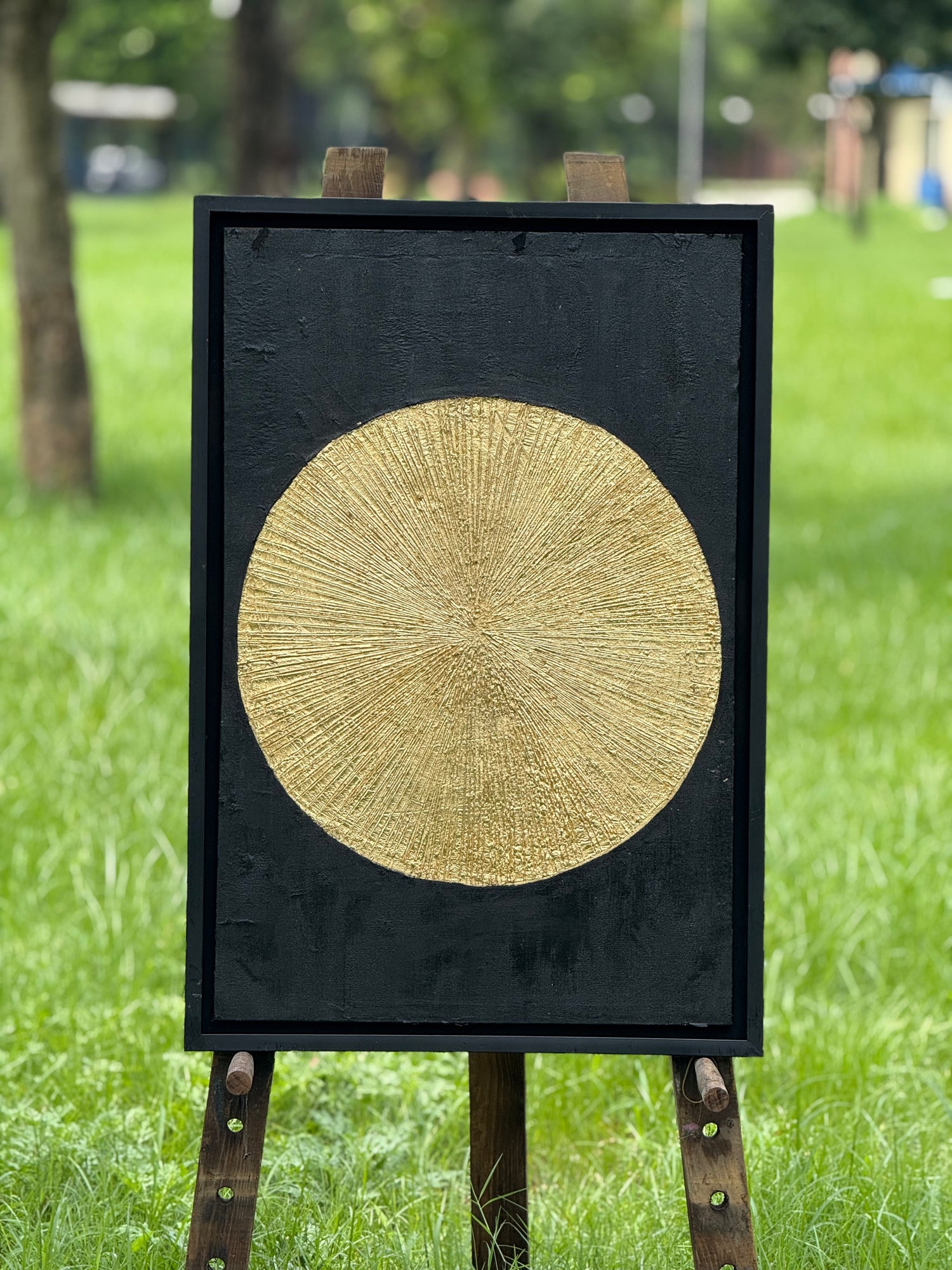 Golden Mirage - Portrait Palette Painting by Professor's Gallery