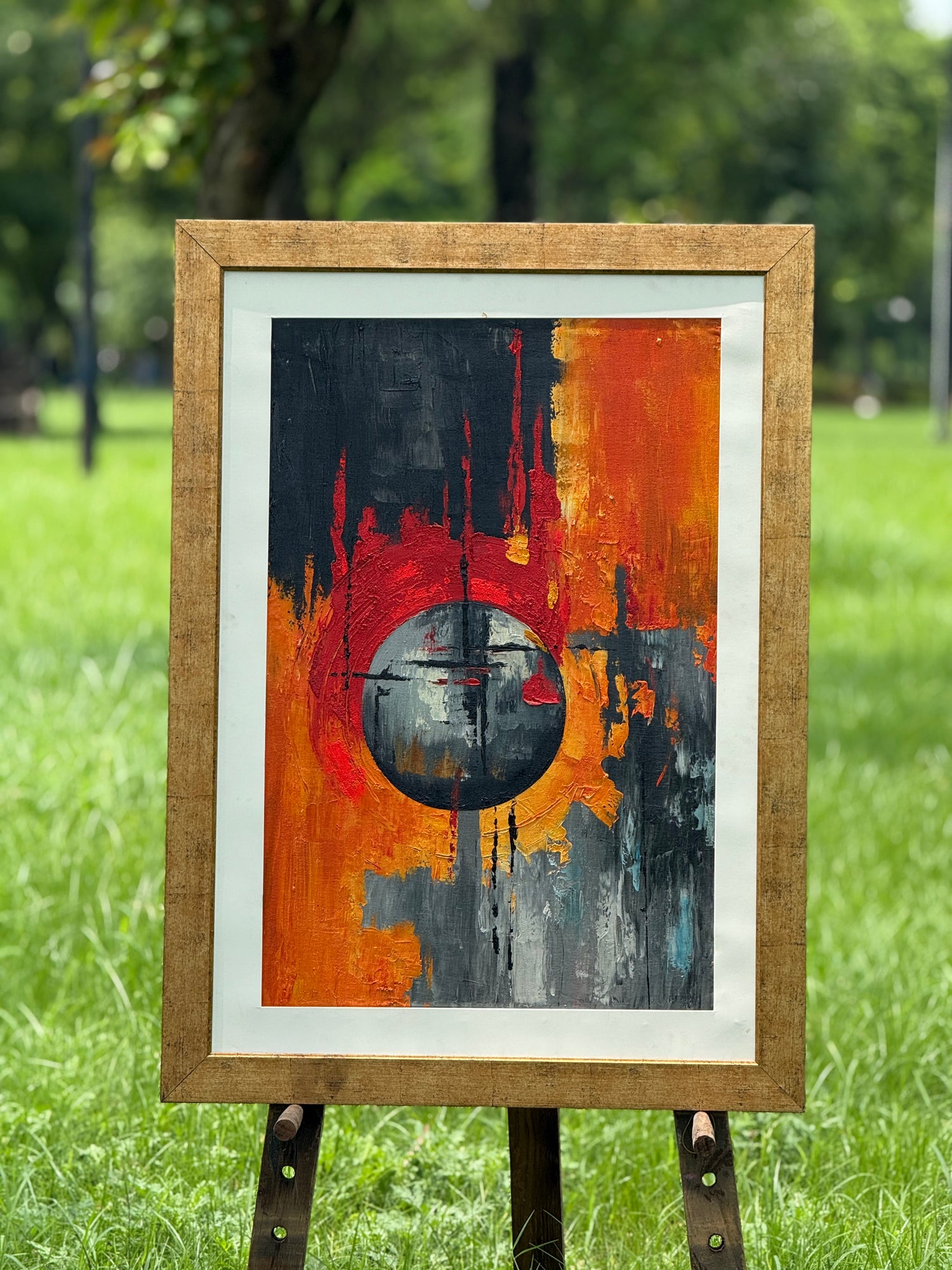 Solar Core – Portrait Palette Painting by Professor's Gallery