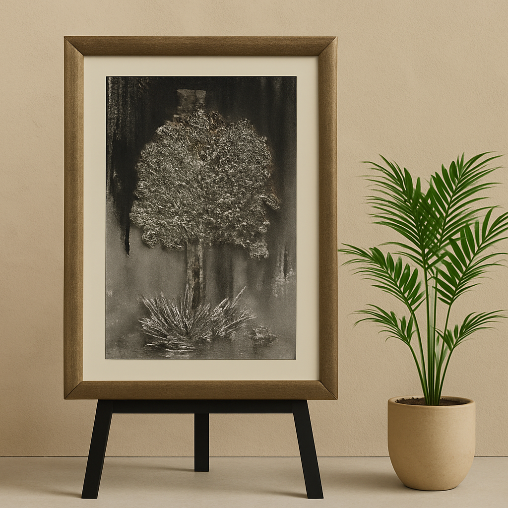 Ashen Bloom – Portrait Palette Painting by Professor's Gallery