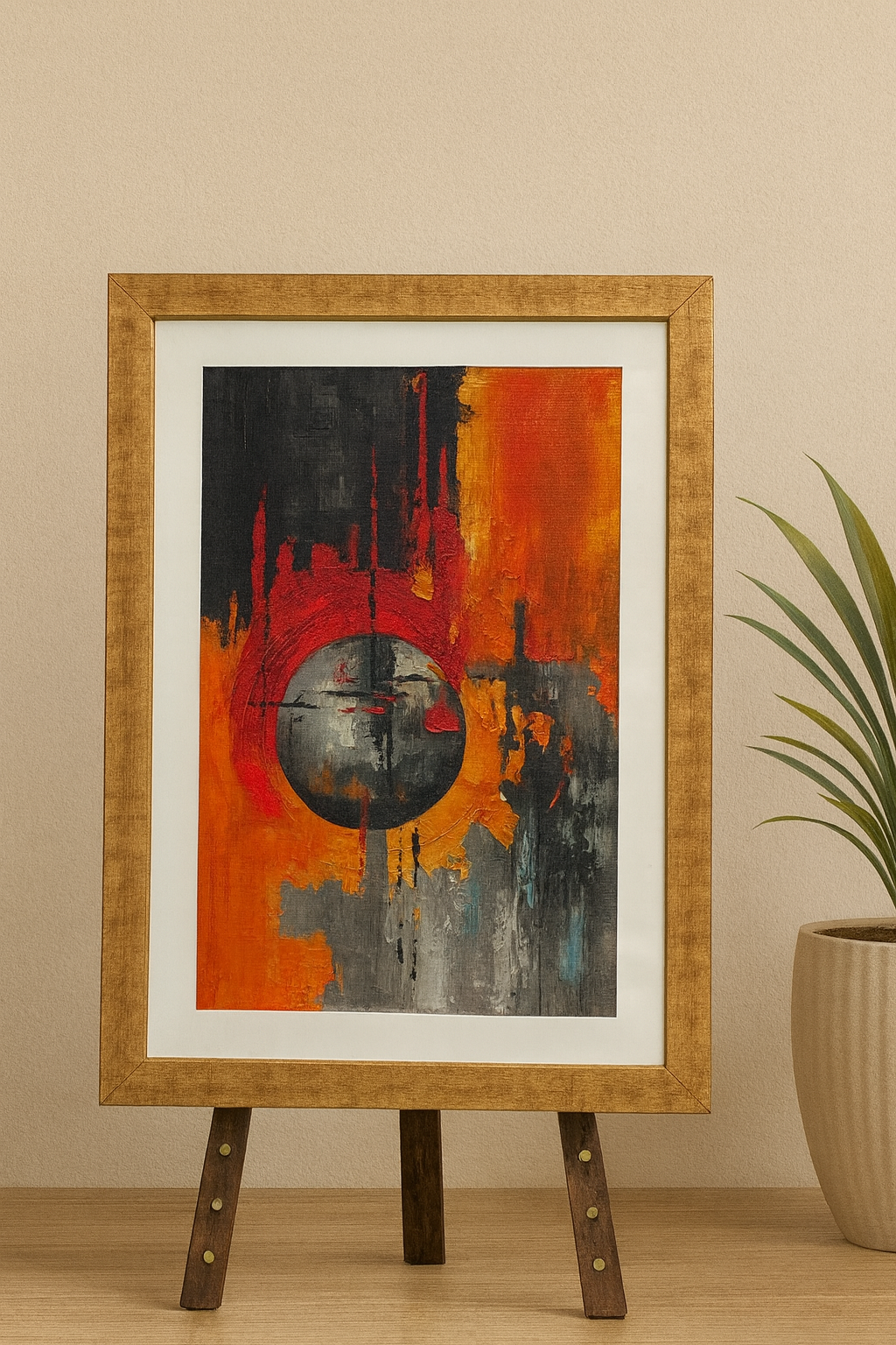 Solar Core – Portrait Palette Painting by Professor's Gallery