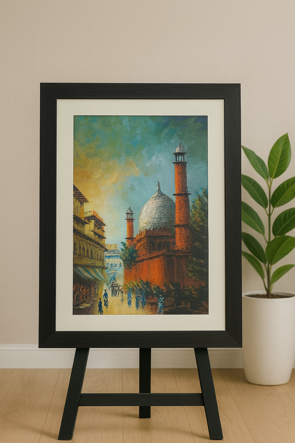 Lahore in Light – Portrait Palette Painting by Professor's Gallery